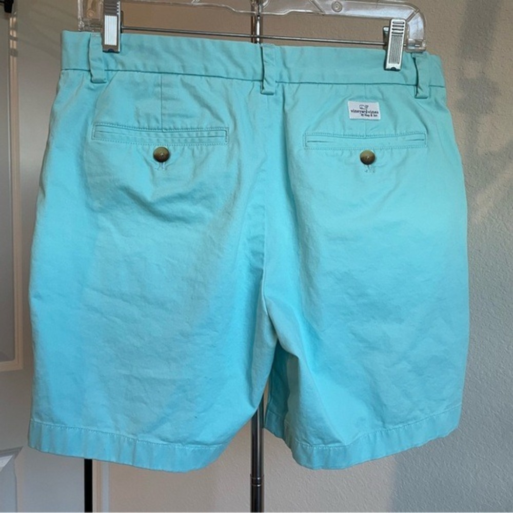 Vineyard Vines Men Breaker Shorts Aqua Blue Scuba Diver Fish Embroidered Size 30 - Picture 6 of 9